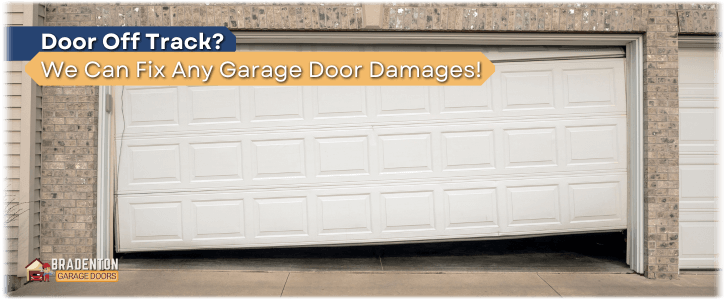 Garage Door Off Track Bradenton FL (941) 207-0678